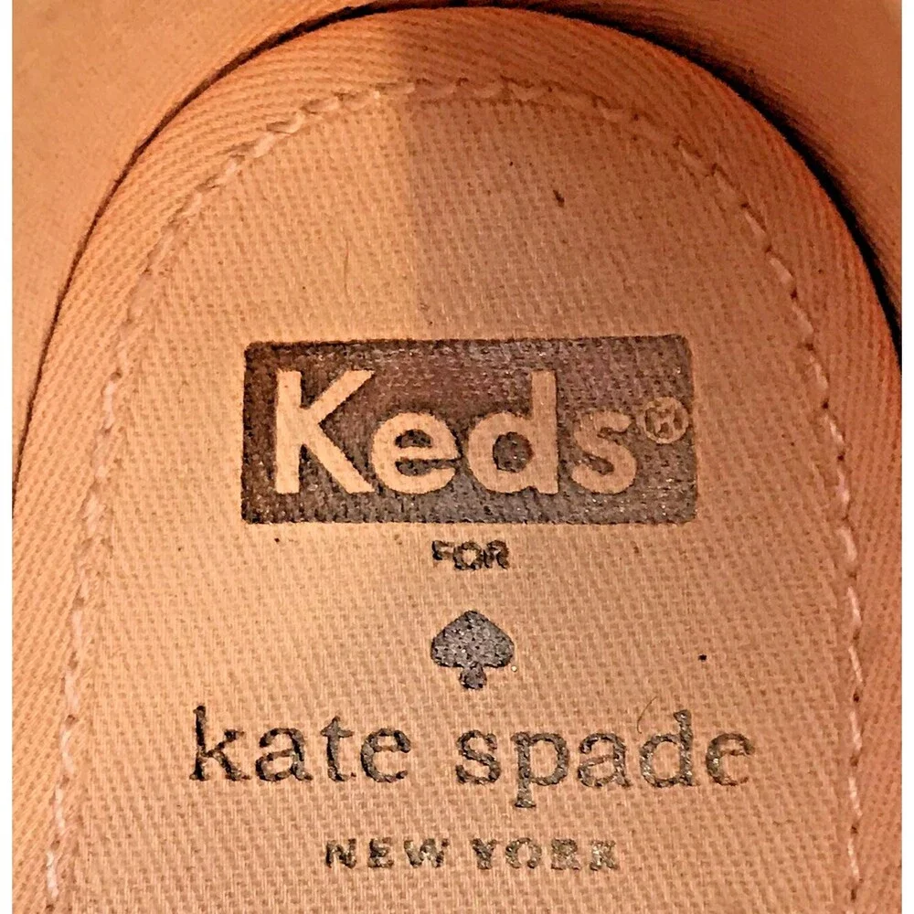 Keds for Kate Spade Champion Glitter Sneakers Women's 9 Pink Rose Gold Shoes